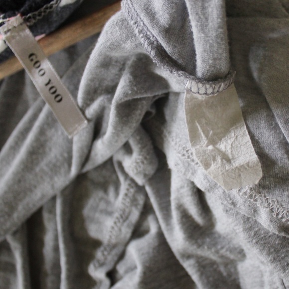 Two Tone Floral Flyaway Cardigan M/L Preowned - Picture 6 of 6